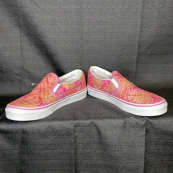 NWOT Vans Classic Slip-On - Rose Camo Pink Floral - Size Kids 3 - Picture 11 of 14